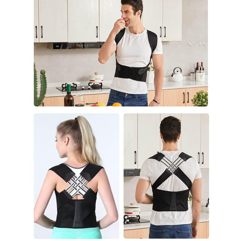 Adjustable Posture Corrector Shoulder Brace for Upper Back Support