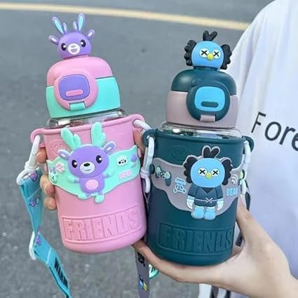 Kids Plastic Water Bottle - Durable & Leakproof for Kids