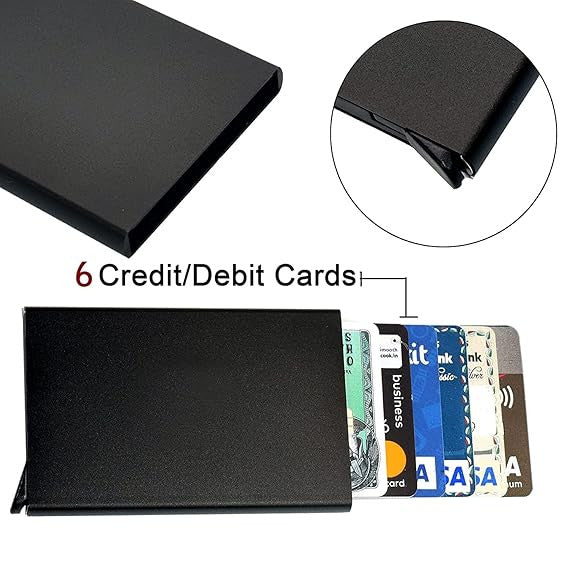 ATN Slim RFID Credit Card Holder & Card Case for Secure Storage