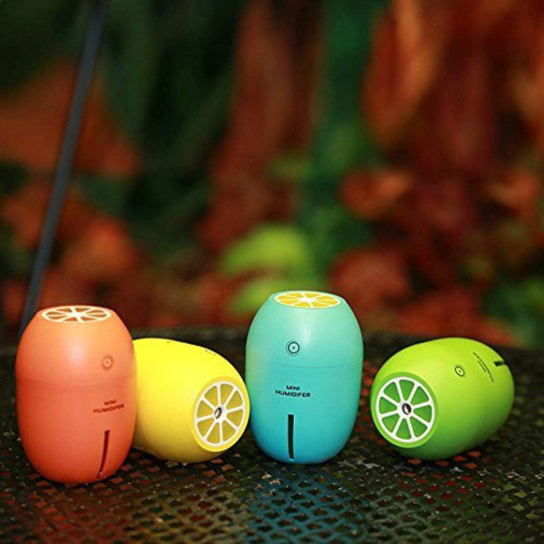 Lemon USB Mini Humidifier & Air Purifier with LED Light
