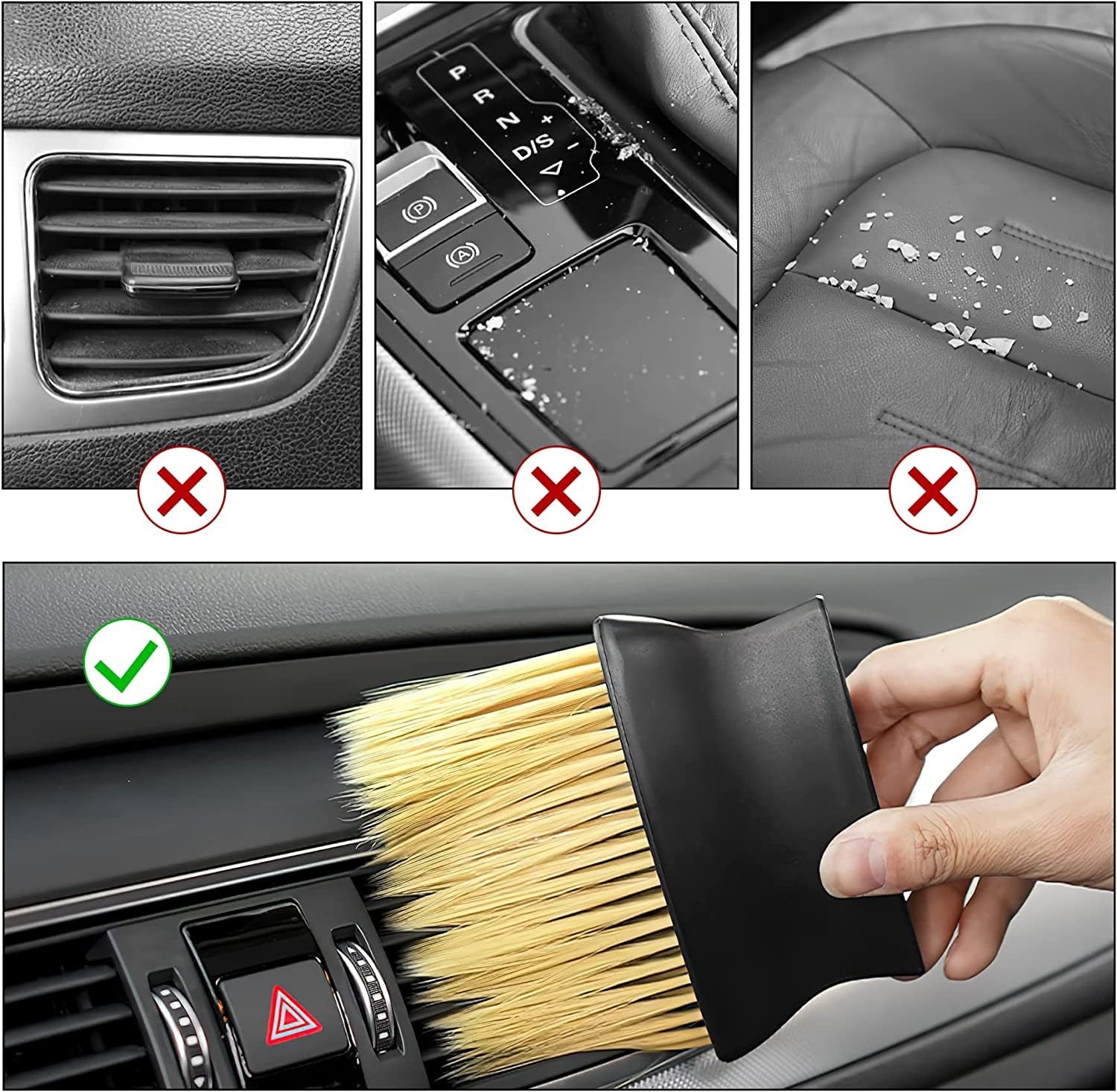 Multipurpose Car & Electronics Dashboard & Keyboard Cleaning Brush