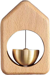 Triangle Wooden Door Bell - Elegant Doorbell with Wooden Design