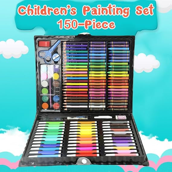 150-Piece Art Set for Creative Artists and Students