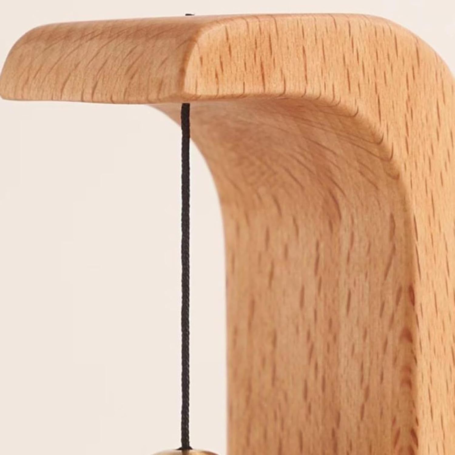 Wooden & Brass Magnetic Door Bell with Chime