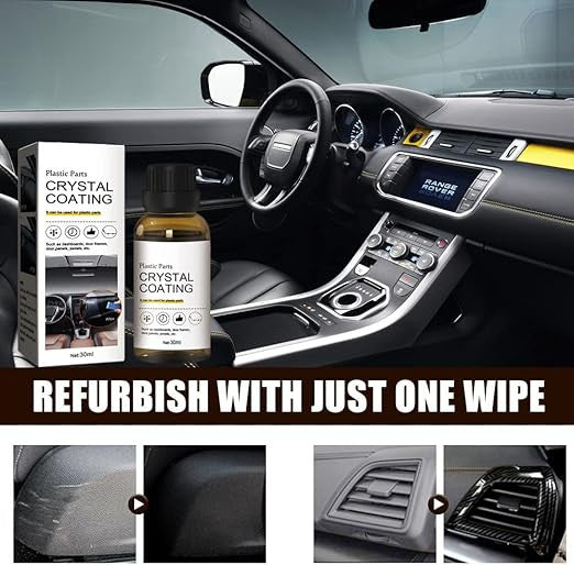 Crystal Coating Cleaner & Polish for Plastic Parts