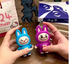 Labubu Face Changing Keychain - Expression Change Toy