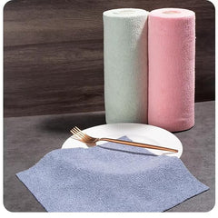 Microfiber Cleaning Cloth Roll - Kitchen Towels & Cleaning Towels