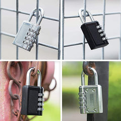 Secure 4-Digit Combination Luggage Lock for Travel & Gym Lockers