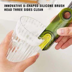 3-in-1 Multi-Function Cleaning Brush for Bottles, Cups & Grooves