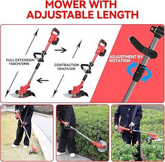 Electric Lawn Mower - Cordless Grass Cutter for Easy Yard Maintenance