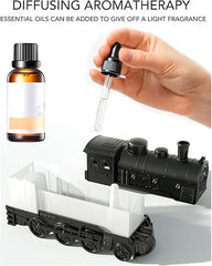 Retro Train Essential Oil Diffuser & Humidifier for Aromatherapy