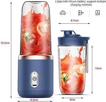 Portable Mini Electric Juicer & Blender with Shaker Bottle