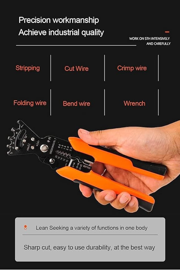 5-in-1 Multifunctional Wire & Cable Stripper Tool