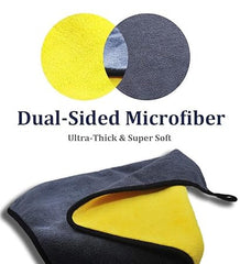 40x40 Microfiber Car Cleaning Towel - Ultra Absorbent & Soft