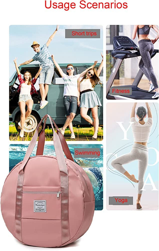 Round Shape Duffle Travel Bag - Waterproof, Large Capacity, Sports & Gym Bag