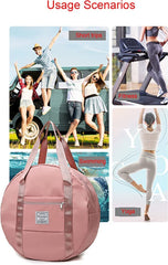 Round Shape Duffle Travel Bag - Waterproof, Large Capacity, Sports & Gym Bag