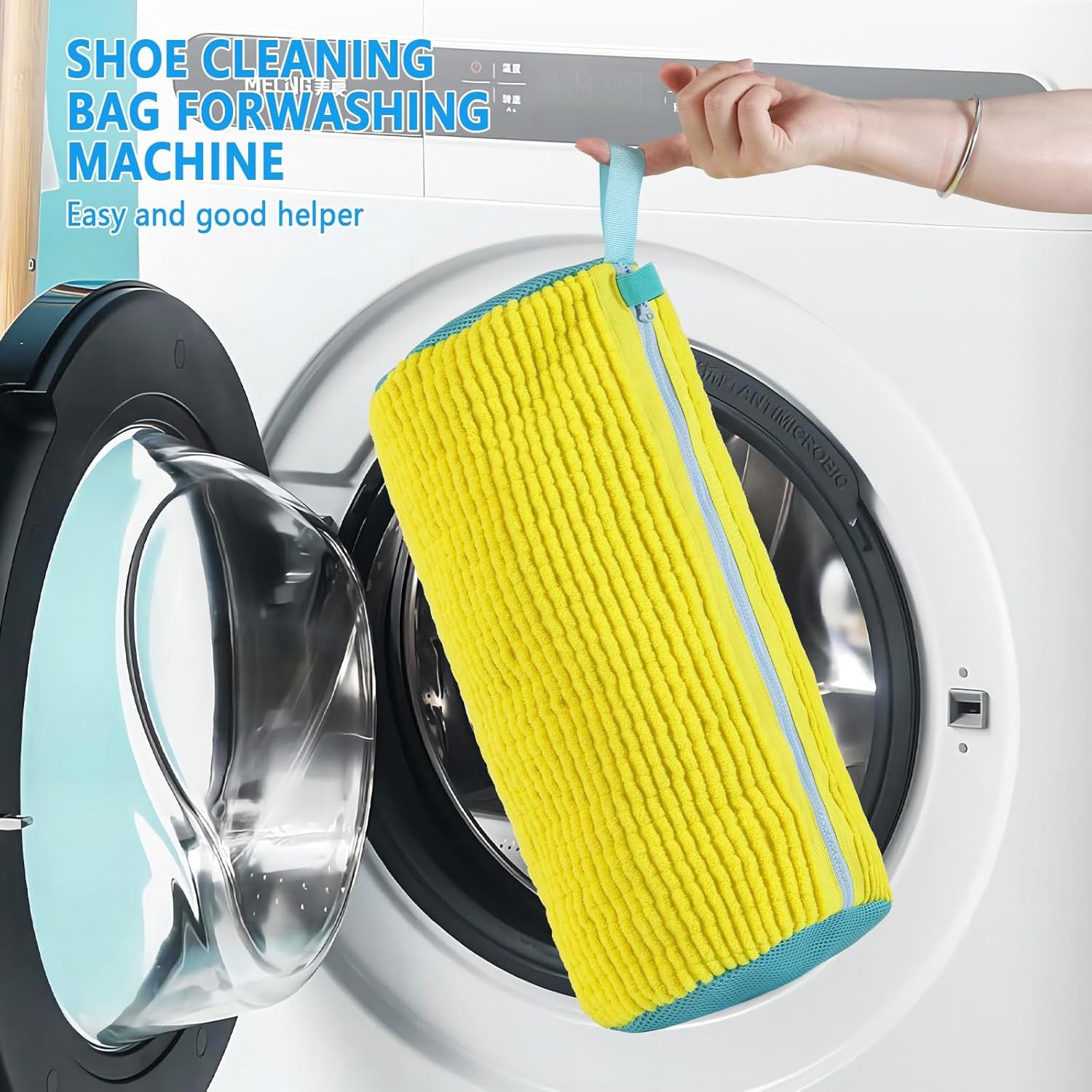 Premium Shoe Washing Machine Bag for Safe & Effective Cleaning - 1 Pc
