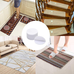 10-Pack Velcro Sticker Strips for Cushions, Bedsheets & Anti-Skid