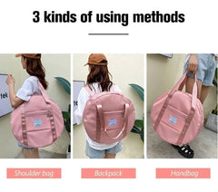 Round Shape Duffle Travel Bag - Waterproof, Large Capacity, Sports & Gym Bag