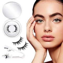 Magnetic Eyelashes with Applicator – Reusable Natural Look