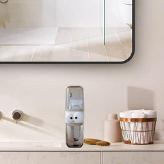 Cute Clear Travel Toothbrush Holder with Googly Eyes