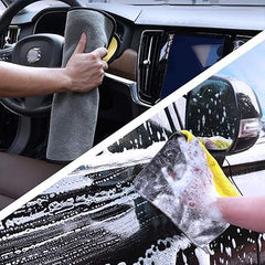 40x40 Microfiber Car Cleaning Towel - Ultra Absorbent & Soft