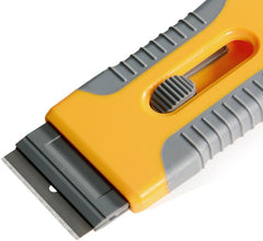 Heavy-Duty Metal Paint Scraper with 15 Replacement Blades