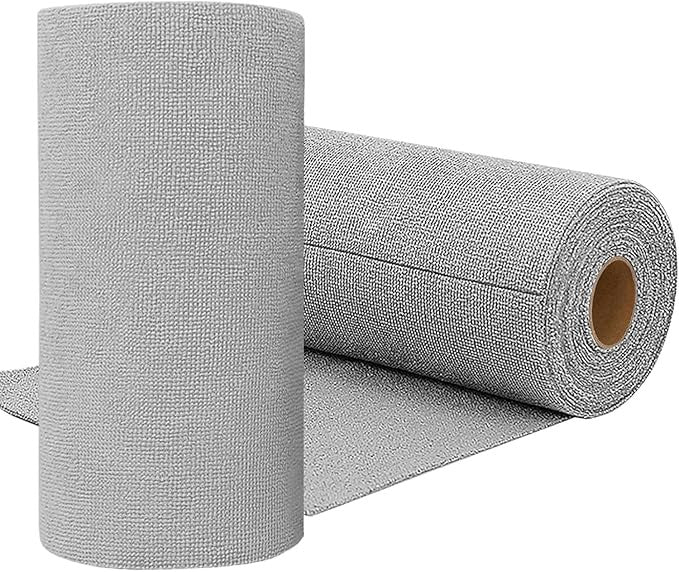Microfiber Cleaning Cloth Roll - Kitchen Towels & Cleaning Towels
