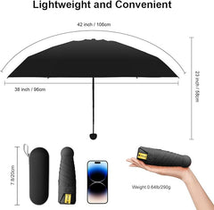 Compact Portable UV Mini Umbrella with Case