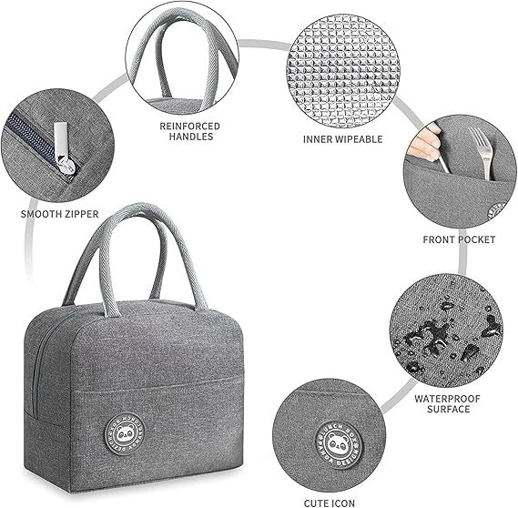 Leak-Proof Hot & Cold Lunch Bag for Easy Meal Storage