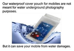 Waterproof Transparent Phone Pouch for 6.5" Smartphones - Multi-Color
