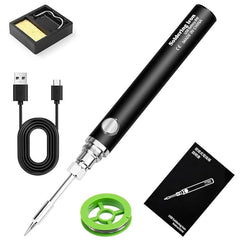Portable USB Cordless Soldering Iron with 3 Tips for Precision Welding