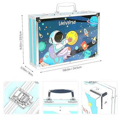 145-Piece Big Color Suitcase Art Set for Creative Kids