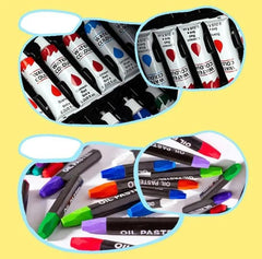 145-Piece Big Color Suitcase Art Set for Creative Kids