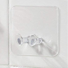 Transparent 2-in-1 Sticker Hook, Wall-Mounted, Multi-Function Storage(1 Pcs)