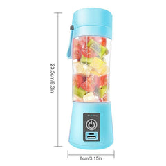 Portable 6-Blade USB Rechargeable Electric Juicer Blender