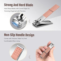 16-in-1 Stainless Steel Manicure & Pedicure Set for Women & Men