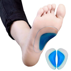 Gel Arch Support Insoles for Flat Feet & Plantar Fasciitis Relief