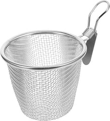 Food Strainer Noodle Basket with Handle – Mesh Filter for Cooking
