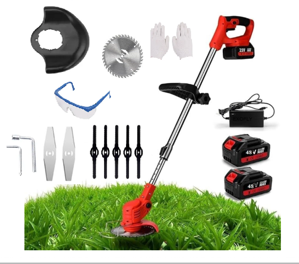 Electric Lawn Mower - Cordless Grass Cutter for Easy Yard Maintenance
