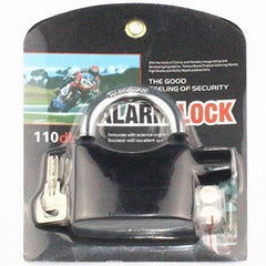 Black Motion Sensor Alarm Lock for Home & Bike Security