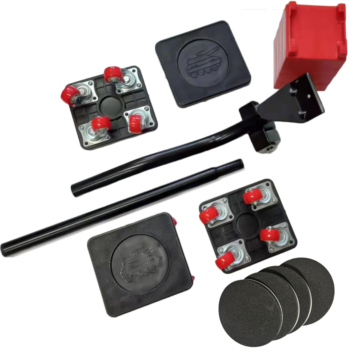 Heavy Furniture Lifter with Stand & Universal Rollers, 150kg Capacity