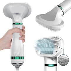 Pet Grooming Dryer & Brush Combo for Small & Medium Dogs and Cats