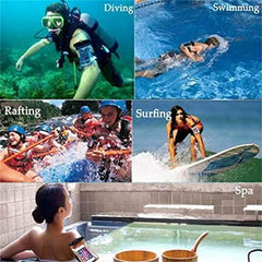 Waterproof Transparent Phone Pouch for 6.5" Smartphones - Multi-Color