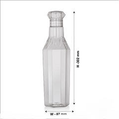 Aquastar 1L BPA-Free Plastic Water Bottle for Kids & Adults