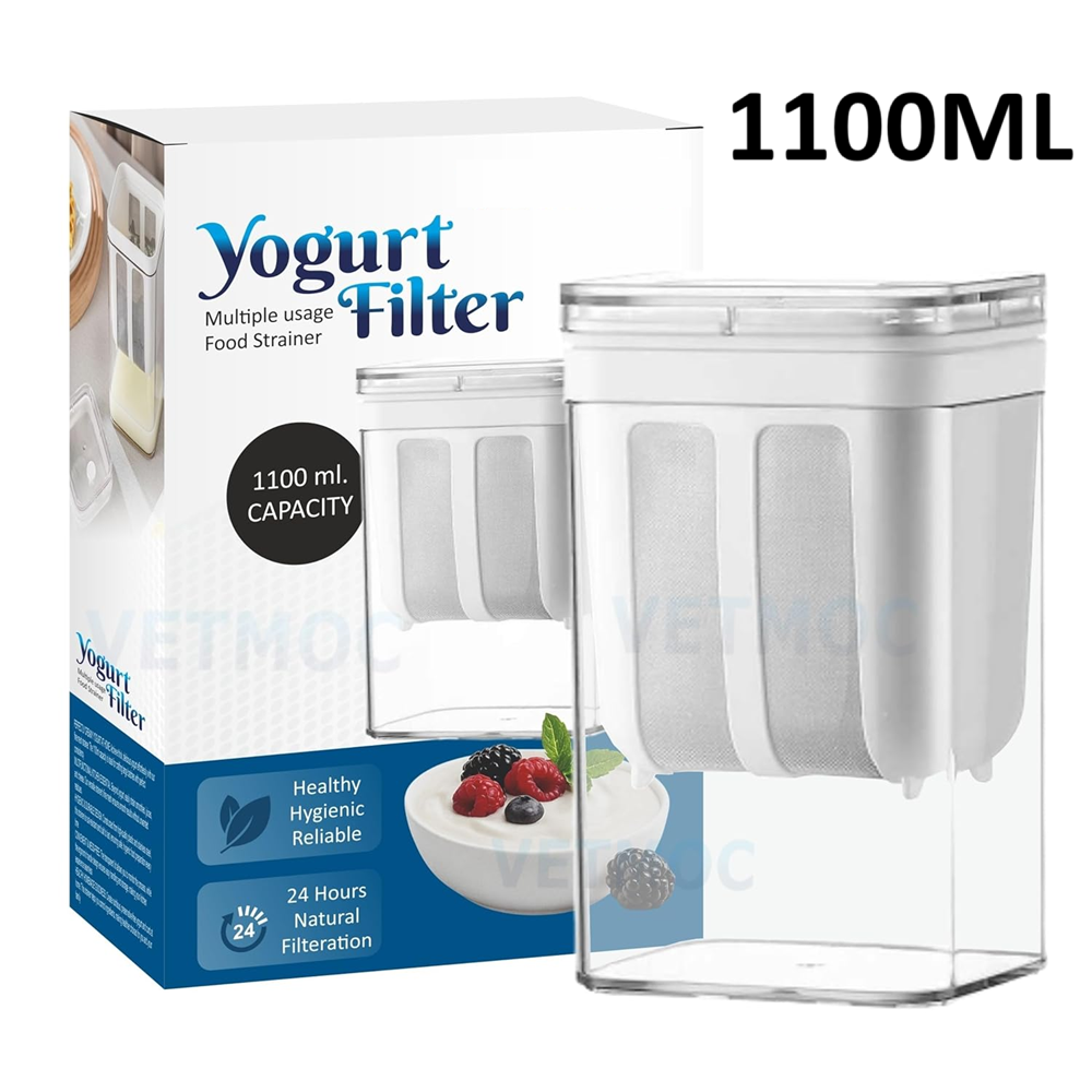 Yogurt Filter for Dahi and Dairy Straining 1100ml