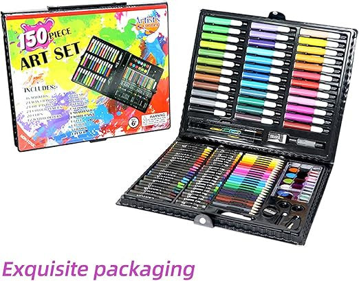150-Piece Art Set for Creative Artists and Students