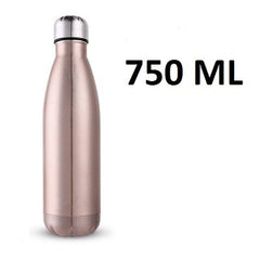 Stainless Steel 750ml Hot & Cold Water Bottle - Wine Color Thermoflask