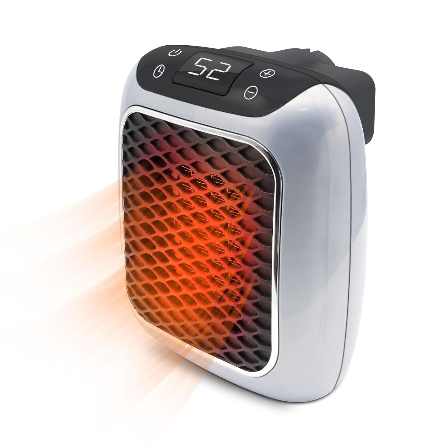 Portable 800W Handy Heater with Digital Display & Adjustable Timer