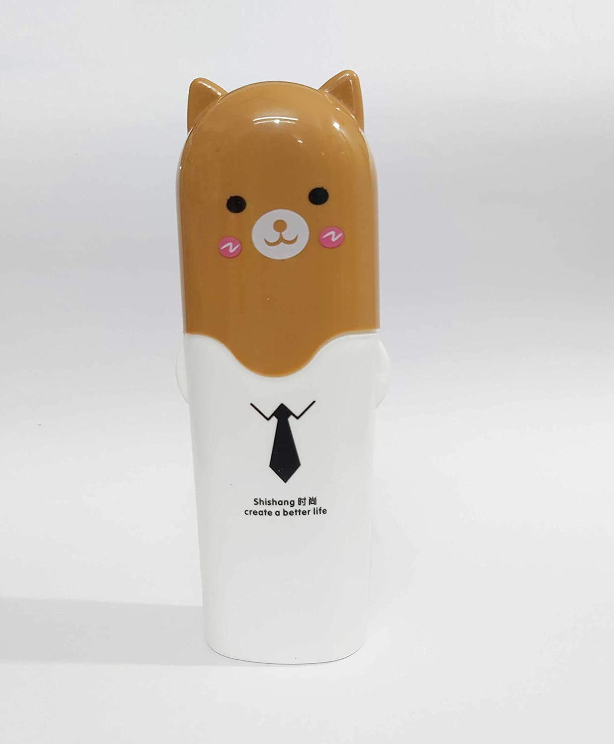 Cute Cartoon Animal Plastic Travel Toothbrush Holder Case
